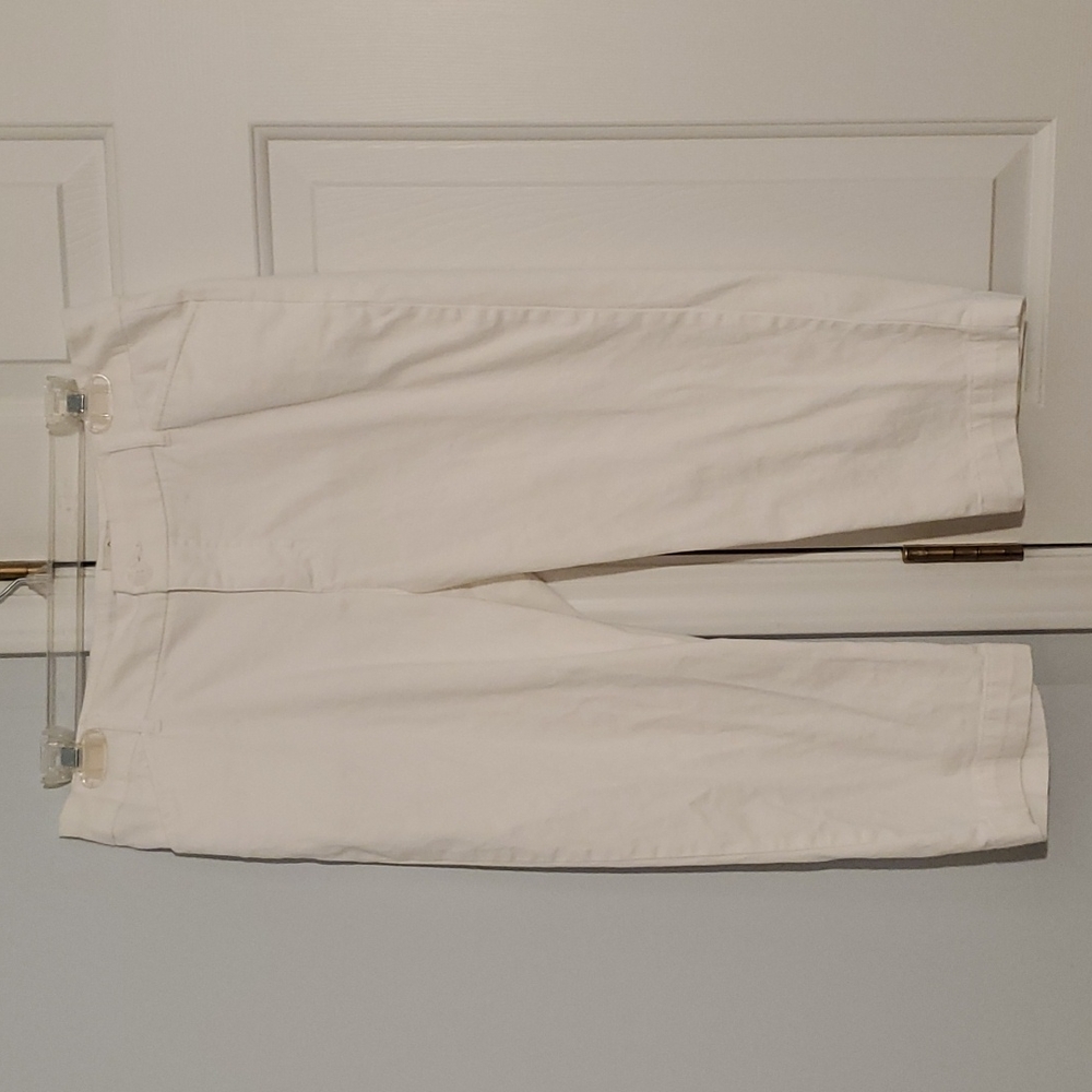 St Johns Bay White Crop Pants